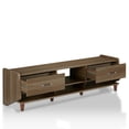 thumbnail image 3 of Vinas 2-Drawer Wood 70" TV Stand, Honey Walnut, 3 of 8