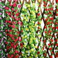 thumbnail image 5 of 7.2FT Flower Garland Fake Rose Vine Artificial Hanging Rose Ivy Hanging Floral Garlands Wedding Arch Garden Background Decor Fake Flower Garland Artificial Rose Blossom Vine, 2Pcs(Pink,86.6x2"), 5 of 9