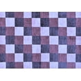 thumbnail image 1 of Ahgly Company Machine Washable Indoor Rectangle Checkered Blue Modern Area Rugs, 7' x 9', 1 of 4