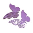 thumbnail image 3 of Tarjeta de lugar de mariposa cortada con láser, marca de mesa, copa de vino, tarjetas de nombre de papel para boda, cumpleaños, Baby Shower, suministros para fiestas, 10 piezas, 3 of 4