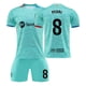 thumbnail image 1 of 23/24 FC Barcelona Two Away Kids Football Shirt Set, 1 of 2