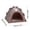 Brown, variant on PuSpu Pet Supplies Pet Tent Cats Dogs Bed For Indoor Cats Dogs Bed Cats Dogs Cave Bed Warm Enclosed Covered Cats Tent Outdoor Cave Bed House For Cats Puppy Or Small Pet
