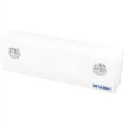 BETTER BUILT 65210168 HEAVY DUTY, WHITE STEEL UNDERBODY TOOL BOX 60INLX18INWX18INH DOUBLE LATCH