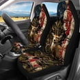 thumbnail image 2 of Pzuqiu Deer Flag Car Seat Covers Set Lightweight Breathable Car Seat Covers Front Seats Back Seats Easy to Install Universal Anti-Slip Driver Seat Cover with Backrest Fit for Car Truck, 2 of 7