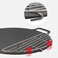 thumbnail image 1 of Parrilla portátil Barbacoa Red Hornear Anti-quemaduras Placa de filtro de aceite de carbón de acero inoxidable Placa de barbacoa para acampar al aire 26x8.5cm Baoblaze Red de barbacoa, 1 of 8