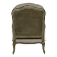 thumbnail image 3 of Homelegance Parlier Show Wood Accent Chair In Grey Weathered / Natural Fabric, 3 of 4