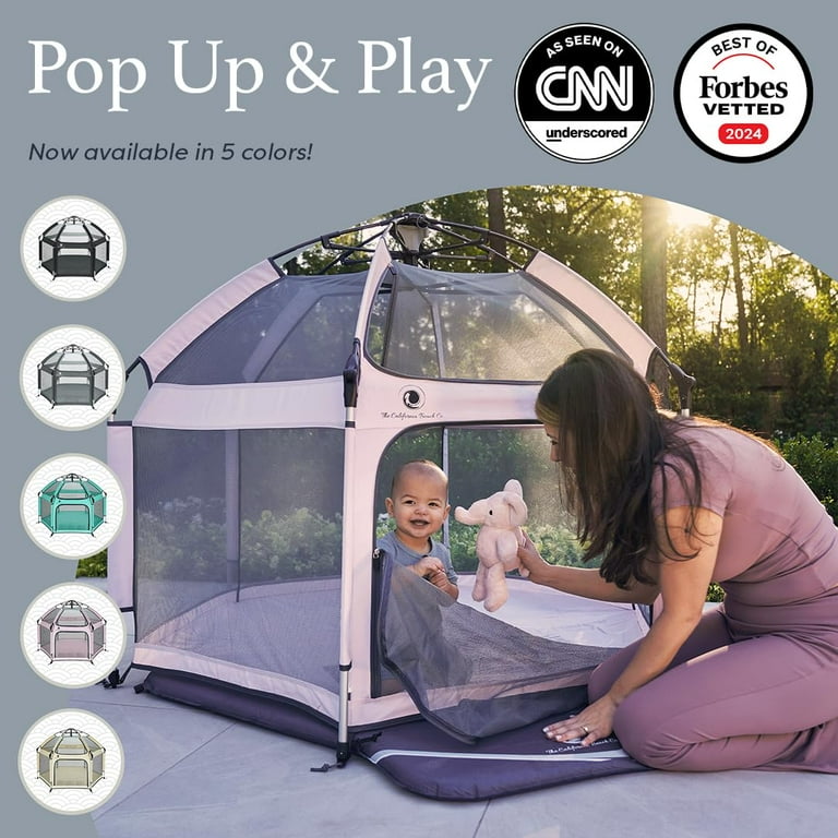 TJOUL Indoor Outdoor Baby Playpen for Babies and Toddlers