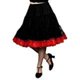 thumbnail image 1 of Malco Modes Zooey Hasta la rodilla Enagua de gasa para mujer con parte inferior de encaje para un aumento mínimo suave en el volumen de la falda Malco Modes 580-VLVCB-PET, 1 of 1