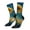 2 Black-2, variant on Sunflower Castle Starry Sky Pattern Sport Socks for Women and Men Crew Socks Sporty Calf Socks Casual Socks