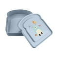 thumbnail image 2 of Herrnalise Sandwich Containers, Sandwich Containers for Lunch Boxes Plastic Toast Shape Food Storage Sandwich Box with Lid, BPA Free and Reusable, Microwave & Dishwasher Safe, for Family Adults, 2 of 5