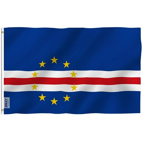 ANLEY Fly Breeze 3x5 Feet Cape Verde Flag - the Republic of Cape Verde Flags Polyester