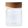 thumbnail image 4 of GOOHOCHY  Storage Container Glass Bottle Wooden Cover Sealed Jar, 4 of 8