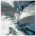thumbnail image 3 of Safavieh Glacier Katelynn Abstract Area Rug, Blue/Gray, 6'7" x 6'7" Square, 3 of 11