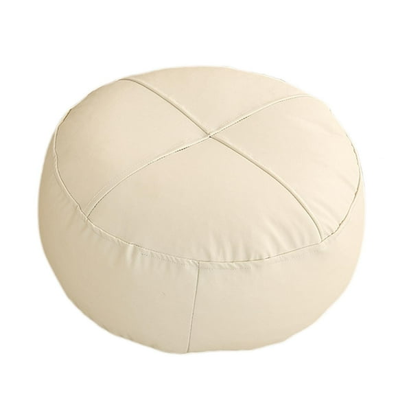 Cojín de suelo, cojines de tatami, cojín redondo para asiento de silla, cojín para el suelo, cojín para Patio, para yoga, balcón, silla de oficina, beige