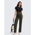 thumbnail image 4 of Pantalones anchos para maternidad CRZ YOGA Butterluxe Olive Green, 4 of 4