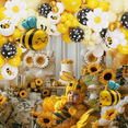 thumbnail image 2 of Kit De Globos De Abeja De Margarita 12 Piezas  Malubero Amarillo, Negro, 2 of 5