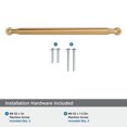 thumbnail image 3 of Amerock Coble 8-13/16 inch (224mm) Center-to-Center Champagne Bronze Cabinet Pull, 3 of 5