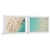 Aerial Beach Views Diptych