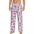 thumbnail image 2 of Lsque Christmas Unicorns Print Men's Pajama Pants, Lounge Pant - Comfortable Home Wear,Elastic Waistband, Stylish Design-Medium, 2 of 9