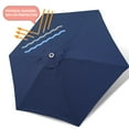 thumbnail image 4 of EliteShade Navy Blue Replacement Canopy for Round 7.5FT Patio Umbrellas with 6 Ribs (Canopy Only), 4 of 5