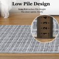 thumbnail image 2 of Modern Geometric Rug,Machine Washable Non-Slip Rug,Low Pile Vintage Rug,for Living Room Bedroom Nursery, 2 of 8