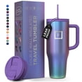 thumbnail image 1 of Taza aislante IRON °FLASK Co-Pilot Aurora 1183 ml con pajita y tapa abatible, 1 of 8