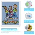 thumbnail image 3 of Cyberchase Kits de Pintura de Diamantes para Adultos 5D DIY Diamond Art Kits Full Drill Diamond Dots para Regalo Decoración de Pared y Relajación Artes de Gemas 30*40cm, 3 of 6
