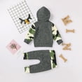 thumbnail image 5 of Futezty Toddler Boys Girls Clothes Fall Winter Outfit Sets, Baby Boy Girl Long Sleeve Crew Neck Camouflage Drawstring Pants 3M 6M 12M 18M 24M 2T 3T 2PCS Everyday, 5 of 9