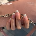 thumbnail image 1 of Fofosbeauty 24pcs Press on False Nails, Square Fake Nails, French Diamond, 1 of 9