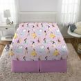 Disney Princess Kids Full Sheet Set, Pink