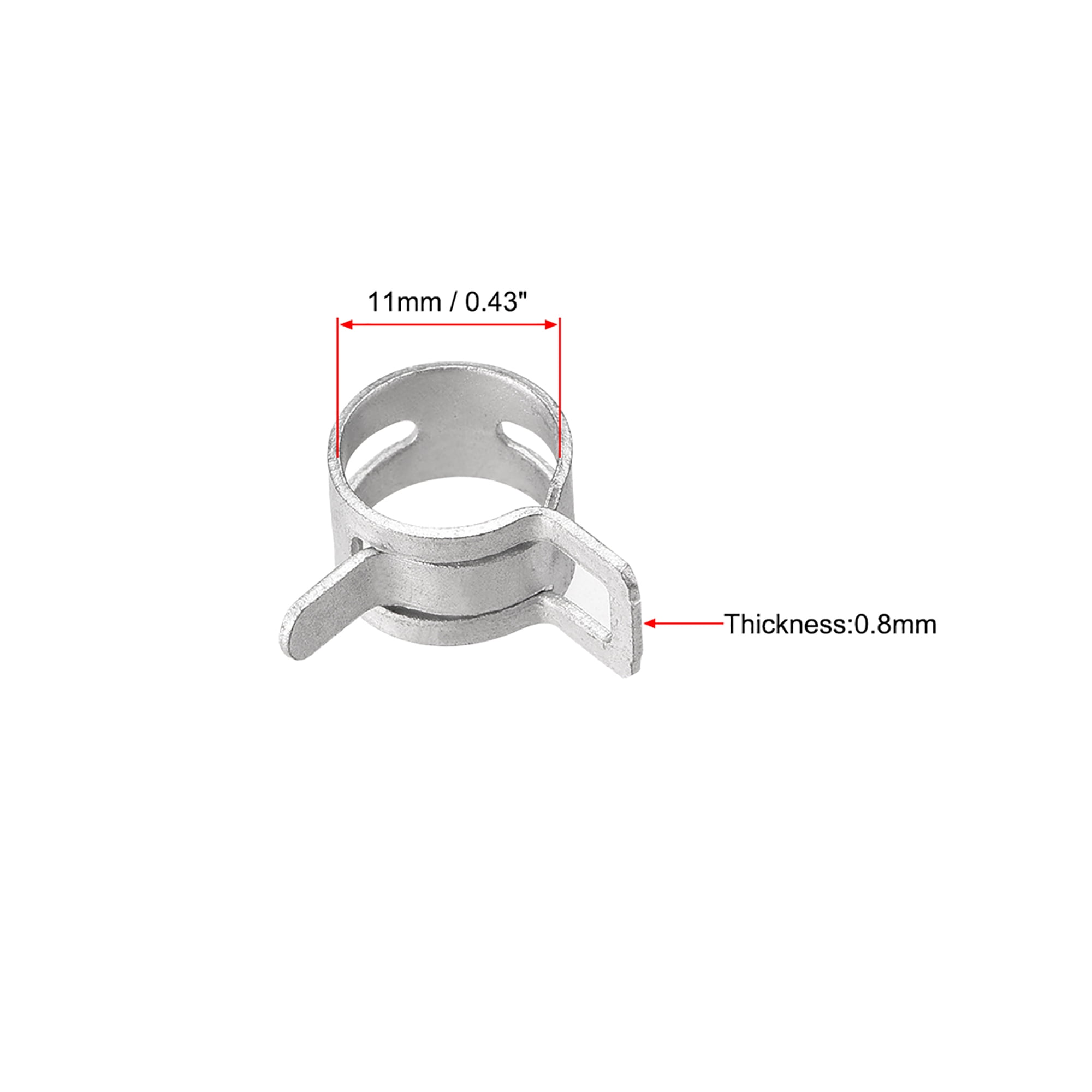 low profile hose clamp