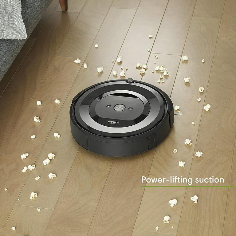 iRobot Roomba E5 Robot Vacuum - Connected, Works with Alexa, Ideal for Pet Hair, Carpets, Hard, Self-Charging Robotic Vacuum, Black -