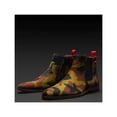 thumbnail image 4 of Men TAYNO Chelsea Chukka Micro Suede Soft Comfortable Boot Victorian Green Camo, 4 of 9