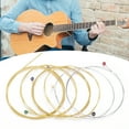 thumbnail image 1 of Acoustic Guitar Strings,6Pcs Hex Carbon Steel Core Acoustic Guitar Strings for Stringed Instrument Accessories, 1 of 7