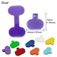 thumbnail image 2 of 40 PCS Reusable with Multi-Color Oval Cable Labels, Write On Cord Labels, Wire Labels, Cable Tags and Wire Tags for Cable Management and Identification(1.57inch x 1.18inch), 2 of 6