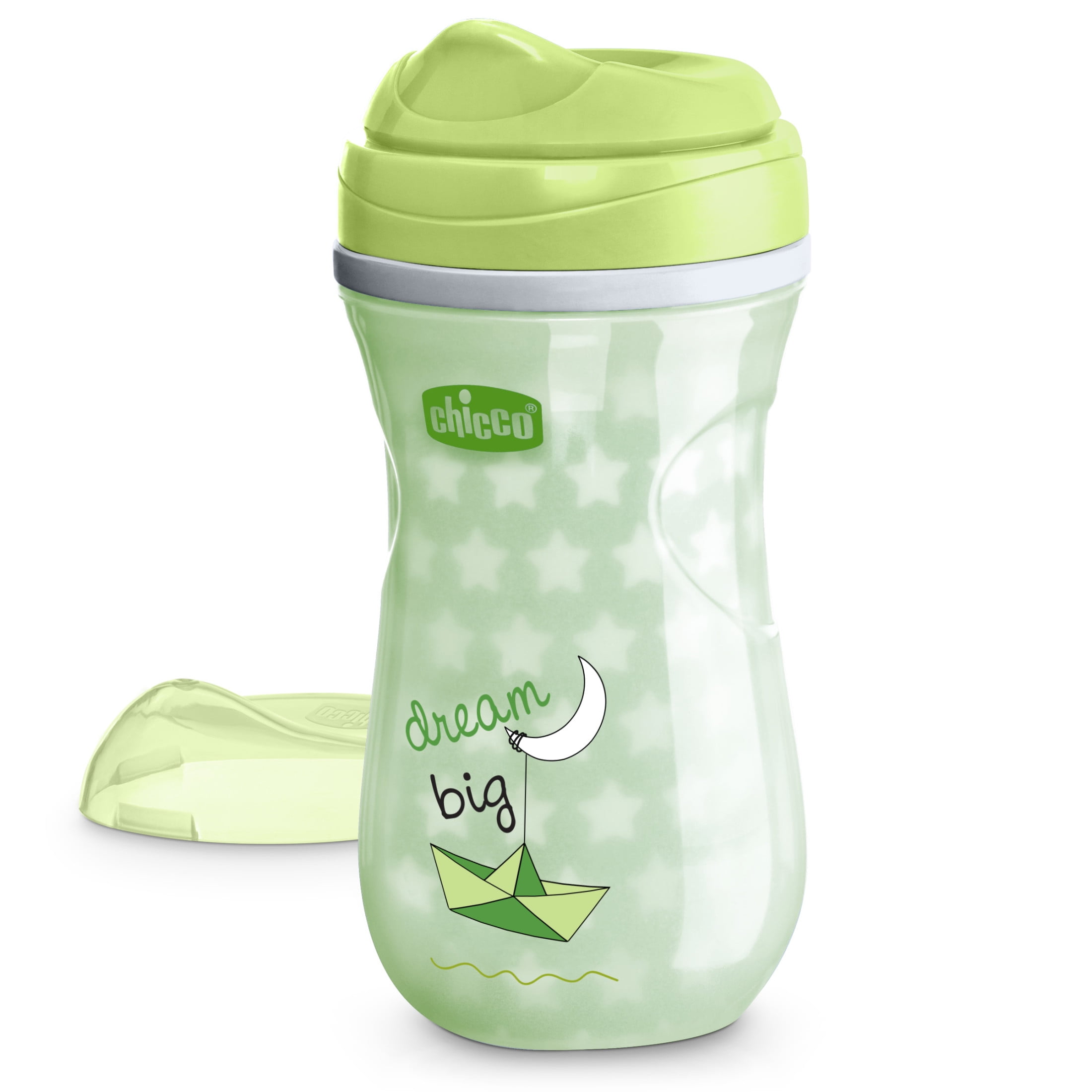 Chicco 9oz. Glow In the Dark, Insulated Rim Trainer Sippy Cup