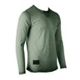 thumbnail image 2 of ZIMEGO Men's Long Sleeve Vintage Garment Oil Wash Color Dyed Crew Neck Hip Hop Hipster Camo T-Shirt, 2 of 4