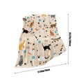 thumbnail image 3 of Mecorevxz Cute Cats Pattern Blanket Soft and Comfortable Multifunctional Home Soft Lightweight Flannel Throw Blankets Suitable for Kids Adults 40"x28", 3 of 7