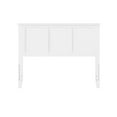 thumbnail image 1 of Pemberly Row Madison Full Solid Wood Panel Headboard in White, 1 of 6