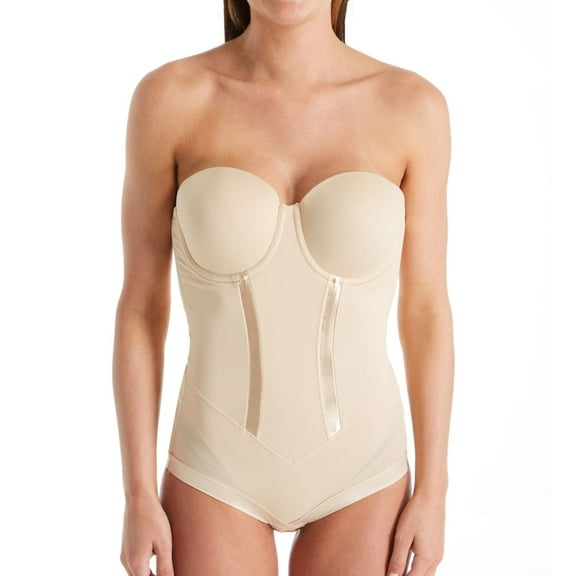 Maidenform LATTE LIFT Flexees Easy-Up Firm Control Bodysuit, US 40D, UK 40D, NWOT