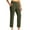 Army Green, variant on ZZwxWA Women's Pants 7/8 High Waisted Stretch Ankle Pants for Women Golf Casual Travel Athletic Work