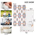thumbnail image 6 of Yayeee 2 Pack Hand Towels for Bathroom 100% Cotton 16" x 28" Soft Absorbent Kitchen Towel, Blue Abstract Pattern, 6 of 7
