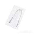 thumbnail image 1 of Raspador de lengua con estuche de viaje - Paquete de 2, combate el mal aliento, 100% acero inoxidable de grado médico, ideal para el cuidado bucal, limpiador de lengua para adultos y niños, fácil de Namotu XMWJ194, 1 of 7