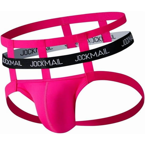 JOCKMAIL Men's Thong G-String Underwear Mens Sexy Jockstrap Breathable Underwear Gym Jock strap