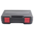 thumbnail image 1 of Caja de herramientas de PP con asa de bloqueo a presión, 24,7 x 20 x 6,5 cm, base antideslizante, asa ergonómica, estuche rígido pequeño profesional,, 1 of 9