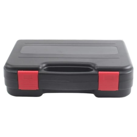 Storage Organizer Utility Case Tool Box with Secure Press Lock Handle for Hardware and Small Tools Storage