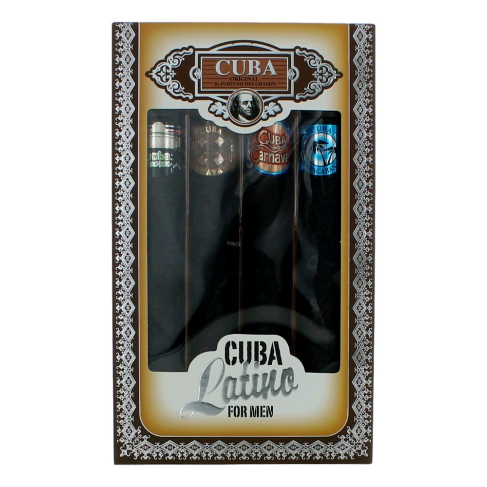 Cuba Latino Collection Mini Fragrance Gift Set, 4 Pc