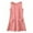 Pink, variant on Girls' Summer Boho Tie-Shoulder Sleeveless Midi Tiered Dress with Pockets – Solid Casual Outfit for Toddlers & Kids 3-14Y, Elegant Comfortable Daily Wear Party Dress, Soft Lightweight Fabric