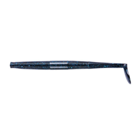 YUM Swim N Dinger Soft Plastic Black Blue Flake 5