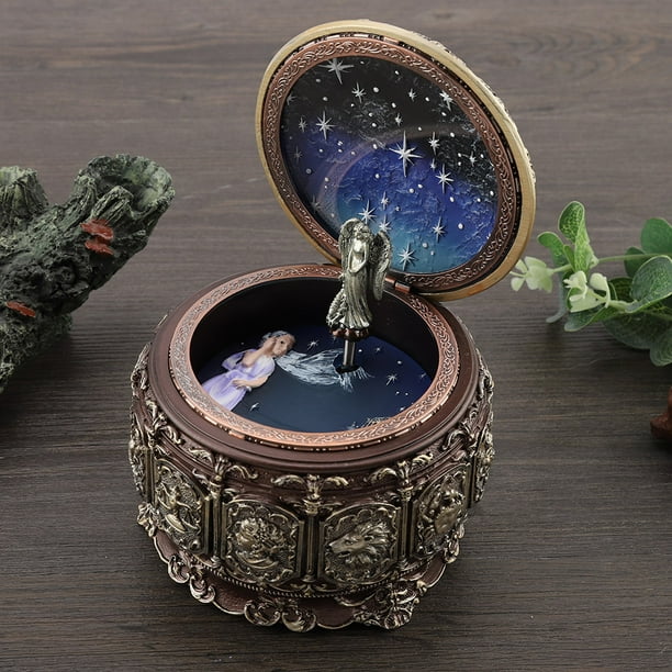 Music Box,Vintage Music Box with Wooden Music Box Musical Box